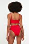 Kırmızı Tünelli Bralette Kaplı Bikini Üstü TBESS22BU0046 - 6