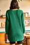Women's Grass Green Thessaloniki Casual Knitwear Sweater KZK-19000051 - 4