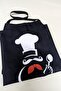 Ays Home Chef Menu مريلة مطبخ سوداء - 2