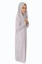 Light Gray Children's Prayer Dress Without Zipper 9/12 Years - 3