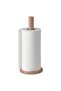 Pampig 30 cm Solid Wood Beech Paper Towel Holder Paper Towel Stand Holder - 2