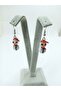 Murano Glass Snowman Earrings