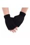 Fingerless Gloves Wool Gloves Black Gloves - 2