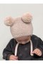 Unisex Pompom Baby Knitted Bonnet Beanie-cream - 5