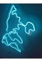 World Map Neon Sign Neon Led Decorative Wall Lighting Neon Wall Decoration 66X38Cm - 3