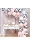 100 Pcs Pink, White and Transparent Neck Krit Madnonu Star Balloons
