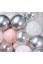 100 Pcs Pink, White and Transparent Neck Krit Madnonu Star Balloons - 3