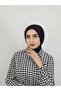 Snap Fastener Ready Scarf Shawl Hijap Black Color - 7
