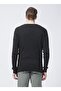 سترة Benjamin-f Crewneck Basicjacquard للرجال باللون الأسود - 3