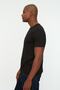 Siyah Basic Regular/Normal Kesim Bisiklet Yaka Kısa Kollu T-Shirt TMNSS22TS0271 - 5