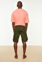 Haki Kargo Cepli Gabardin Şort & Bermuda TMNSS20SR0177 - 5
