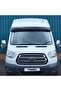 قبعة واقية من الشمس للنافذة الأمامية Ford Transit من Terek Acrylic (ABS) باللون الأسود البيانو 2014-2018 - 8