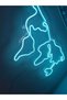 World Map Neon Sign Neon Led Decorative Wall Lighting Neon Wall Decoration 66X38Cm - 4