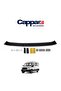 قبعة واقية من الشمس للنافذة الأمامية Ford Transit من Terek Acrylic (ABS) باللون الأسود البيانو 2014-2018 - 4