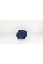 Navy Blue Colored Oxford Dobby Self Patterned Tie and Handkerchief - 3