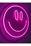 Gülenyüz Neon Emoji Smile Neon Led Decorative Wall Lighting Neon Wall Lettering 50X50Cm - 2