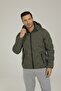 معطف قصير للرجال Sn17 Henry Coat 1pr كاكي