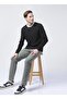 سترة Benjamin-f Crewneck Basicjacquard للرجال باللون الأسود - 5