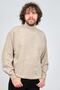 Men's Lambswool Half Fisherman Sweater 0593161 Beige - 3