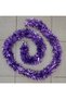 Christmas Garland Glitter Tree Ornament Neck Ornament Thick Cut Lilac Purple 10 cm X 2 Mt. 1 Piece