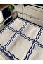 Spotted Blue Cocktail Napkin Set of 6 - 3