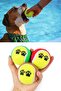 ® Set of 6 Colorful Patterned Tennis Ball Cat Dog Toy - 8