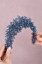 Pollux Crystal Beaded Bridal Crown Hair Accessory - 3