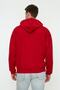 Bordo Kapüşonlu Oversize/Geniş Kesim Uzun Kol Etiketli Sweatshirt TMNSS21SW0221 - 7