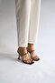 Black Skin Stone Slippers - 5