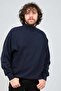 Men's Lambswool Half Fisherman Sweater 0593161 Navy Blue - 3