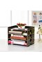 A4 & A3 Document Rack Desktop Organizer Document Rack File Organizer 4 Tiers Organizer - 2
