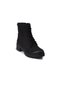 Women's Black Genuine Nubuck Leather Boots 2680-1