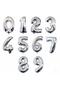 M Letter Foil Balloon Silver 100 cm, Birthday, Anniversary, Party, Special Occasion, Surprise, Gift - 4