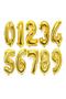 J Letter Foil Balloon Gold Gold 100 Cm, Birthday, Birthday, Party, Special Day, Surprise, Gift - 3