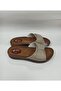 Women's Beige Gel Sole Orthopedic Slippers - 4