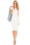Women's Gathered Silk Jersey Midi Dress