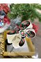 New Year Luxury Velvet Bow Crown Emerald Green with Crystal Rhinestones - 6