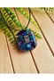 Apatite - Amethyst - Owl Orgonite Necklace (HANDMADE DESIGN PRODUCTS) - 4