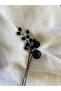 Black Pearl Hairpin Wedding Henna Engagement Wedding Bridal Buckle Bun Buckle - 2