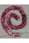 Christmas Garland Glitter Tree Ornament Neck Ornament Dusty Rose 10 cm X 2 Meters 1 Piece