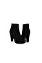 Women's Genuine Black Suede Zippered Inside Hidden Platform Boots 10022 - 4