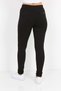 Black Zipper Detailed Pocketed Front Line Stitched Trendy Sports Trousers Bmsp/009 - 4