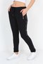 Navy Blue Zipper Detailed Pocketed Sports Pants Bmsp / 030 - 2