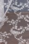 Flower Patterned Knitted Tulle Curtain 250x250 cm, 1/3 Tight Pleat - 6