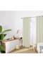 Velvet Textured Background Curtain With Bird Eyes Ecru Off White For Planting Rustic - 2