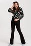 Sara Flared Leg Black Jeans Extra Lycra Women's High Waist Long Leg (collector) - 2