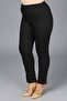 Ankle Length Elastic Waist Lycra Leggings Trousers Black G049-1