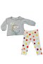 Baby Girl Polka Dot Cotton Long Sleeve Double Set