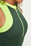 Green Zipper Surf-Style Regular Swimsuit TBESS21MA0014 - 4