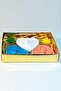 3-Piece Decorative Gift Spring Flowers Scented Heart Series Decorative Bathroom and Hand Soap - 3